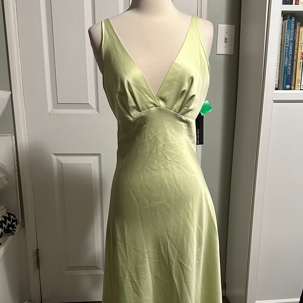Jones New York Light Green Maxi Dress
